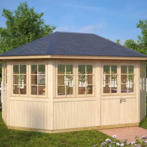 Pavillon de jardin bois « Albatros 12 » 12 m² | 5 x 3 m