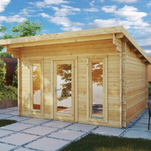 Cabane en bois « Aruba » 15 m² | 4 x 4 m