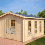 Lodge de jardin en kit « Eva B » 12 m² | 3 x 5 m