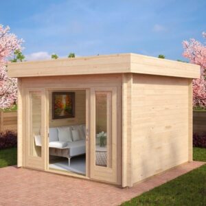 Studio de jardin à monter soi même « Lucas E » 9 m² | 3 x 3 m
