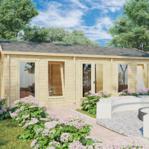 Studio de jardin en bois « Hansa C » 30 m² | 4 x 8 m