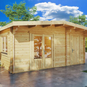 Abri avec rangement « Super Otto » 15 m² | 5 x 3 m