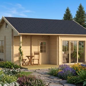 Chalet en bois habitable « Alabama » 30 m² | 7 x 6 m